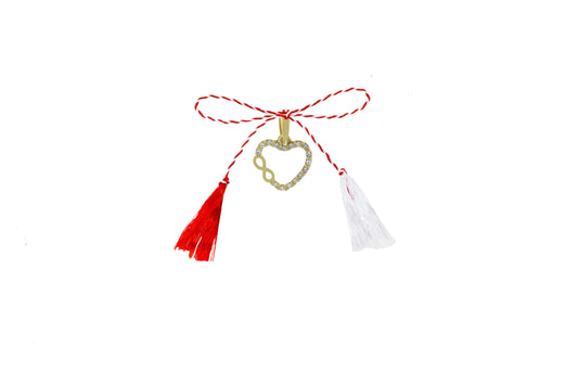 Pandativ martisor "Inima si Infinit" AG064