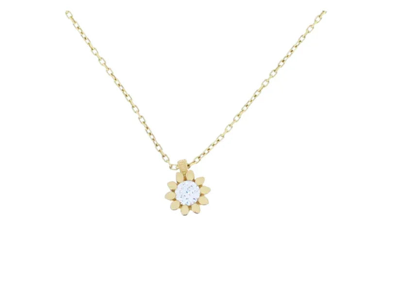 Lantisor "Floricica cu piatra zirconia" - Antonia Gold