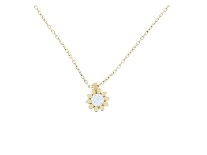 Lantisor "Floricica cu piatra zirconia" - Antonia Gold