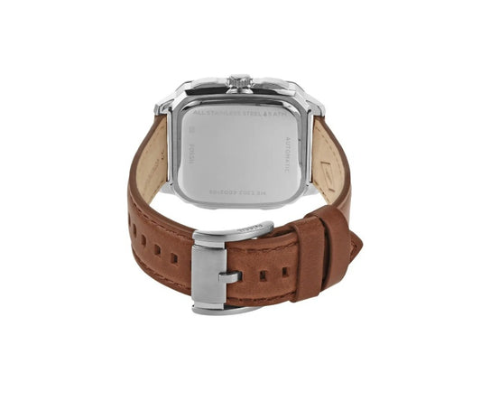 Ceas Fossil ME3202 Inscription Automatic Brown Leather