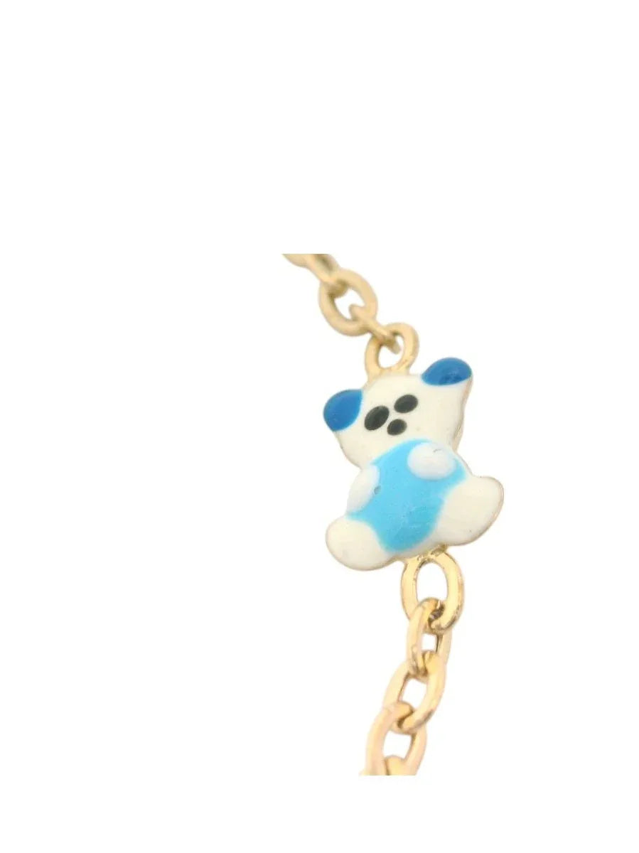 Bratara copii "3 Ursuleti albastri" - Antonia Gold