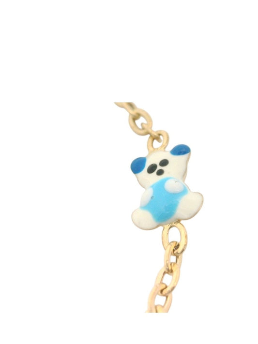 Bratara copii "3 Ursuleti albastri" - Antonia Gold