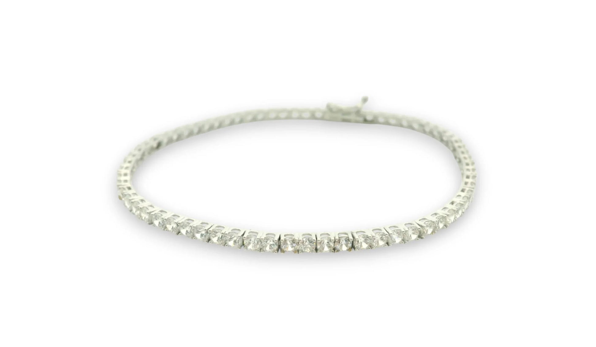 Bratara Tennis aur alb - P. Negre - Antonia Gold