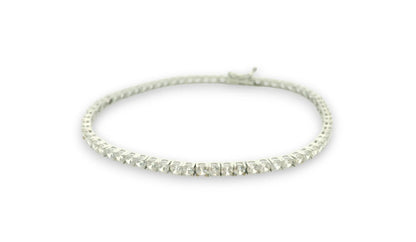 Bratara Tennis aur alb - P. Negre - Antonia Gold