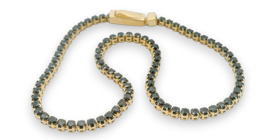 Bratara Tennis aur galben - P. Negre - Antonia Gold