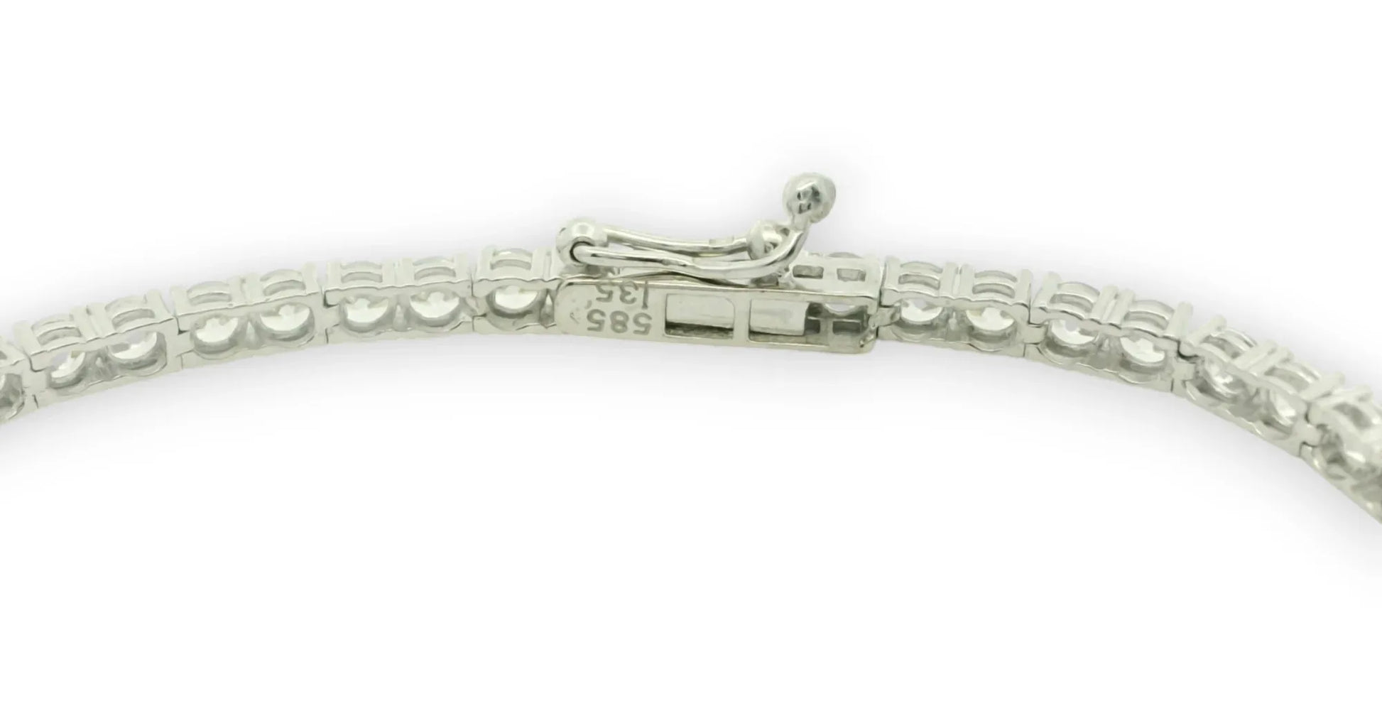 Bratara Tennis aur alb - P. Negre - Antonia Gold