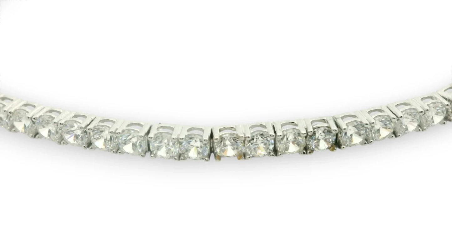 Bratara Tennis aur alb - P. Negre - Antonia Gold