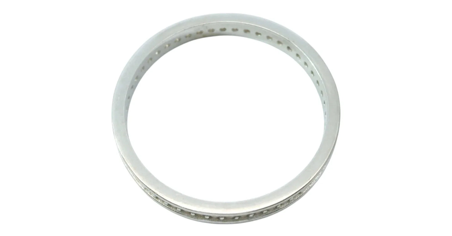 Inel Tenis aur alb - P. Albe - Antonia Gold