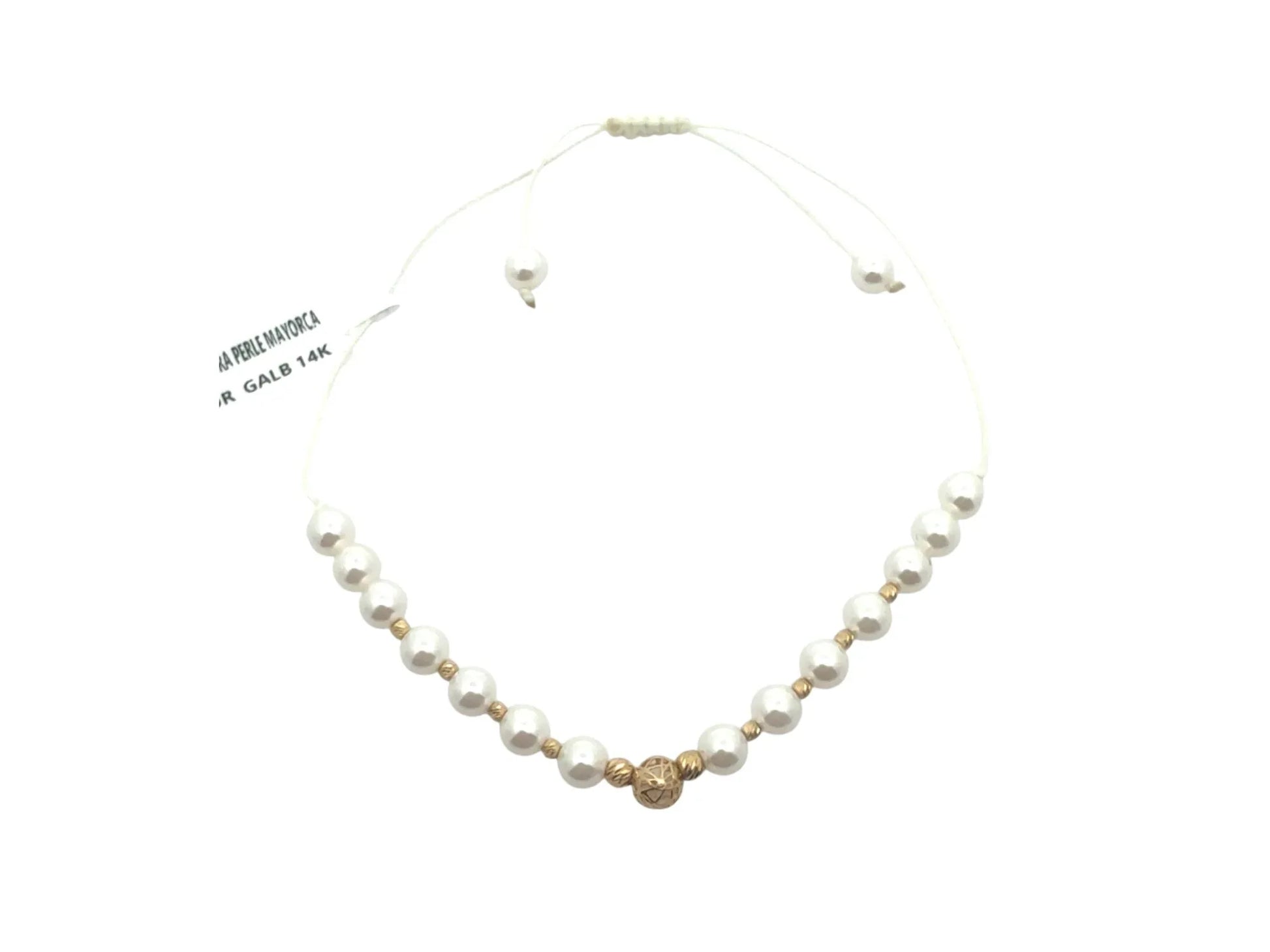 Bratara snur Perle de Mallorca AG041 - Antonia Gold