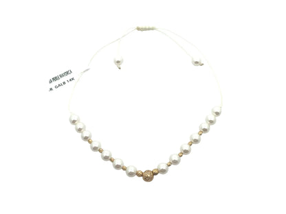 Bratara snur Perle de Mallorca AG041 - Antonia Gold