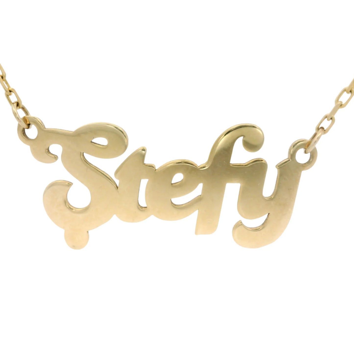 Nume din Aur "STEFY" cu lantisor - Antonia Gold