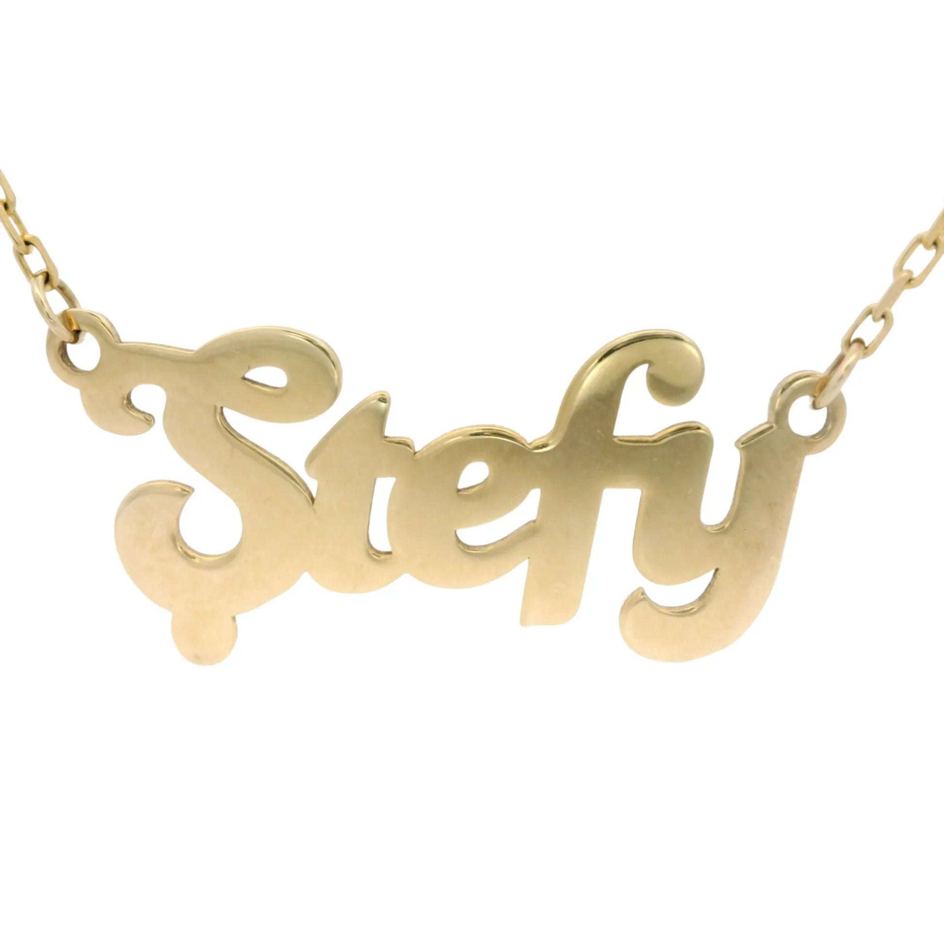 Nume din Aur "STEFY" cu lantisor - Antonia Gold