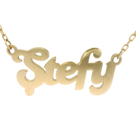 Nume din Aur "STEFY" cu lantisor - Antonia Gold