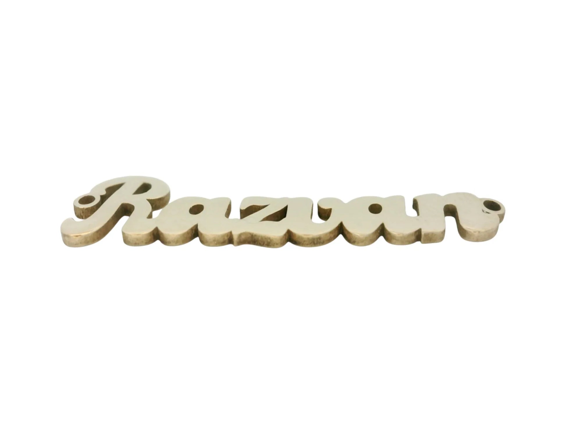 Nume din Aur "RAZVAN" fara lantisor - Antonia Gold