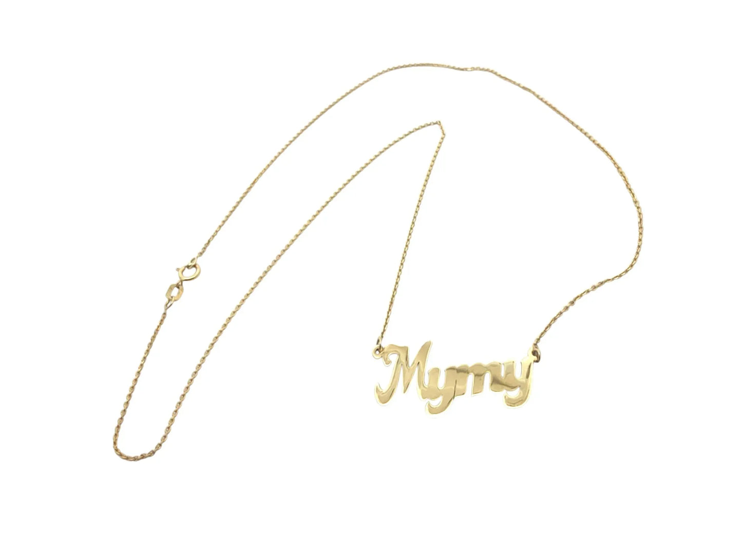 Nume din Aur "MYMY" cu lantisor - Antonia Gold