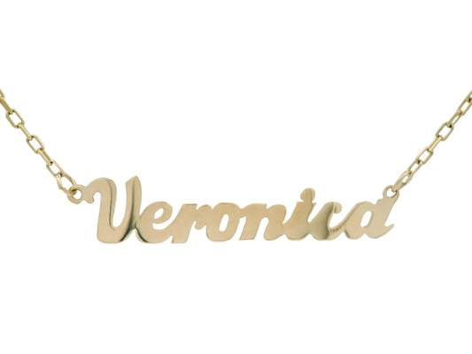 Nume din Aur "VERONICA" cu lantisor - Antonia Gold