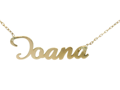 Nume din Aur "IOANA" cu lantisor - Antonia Gold