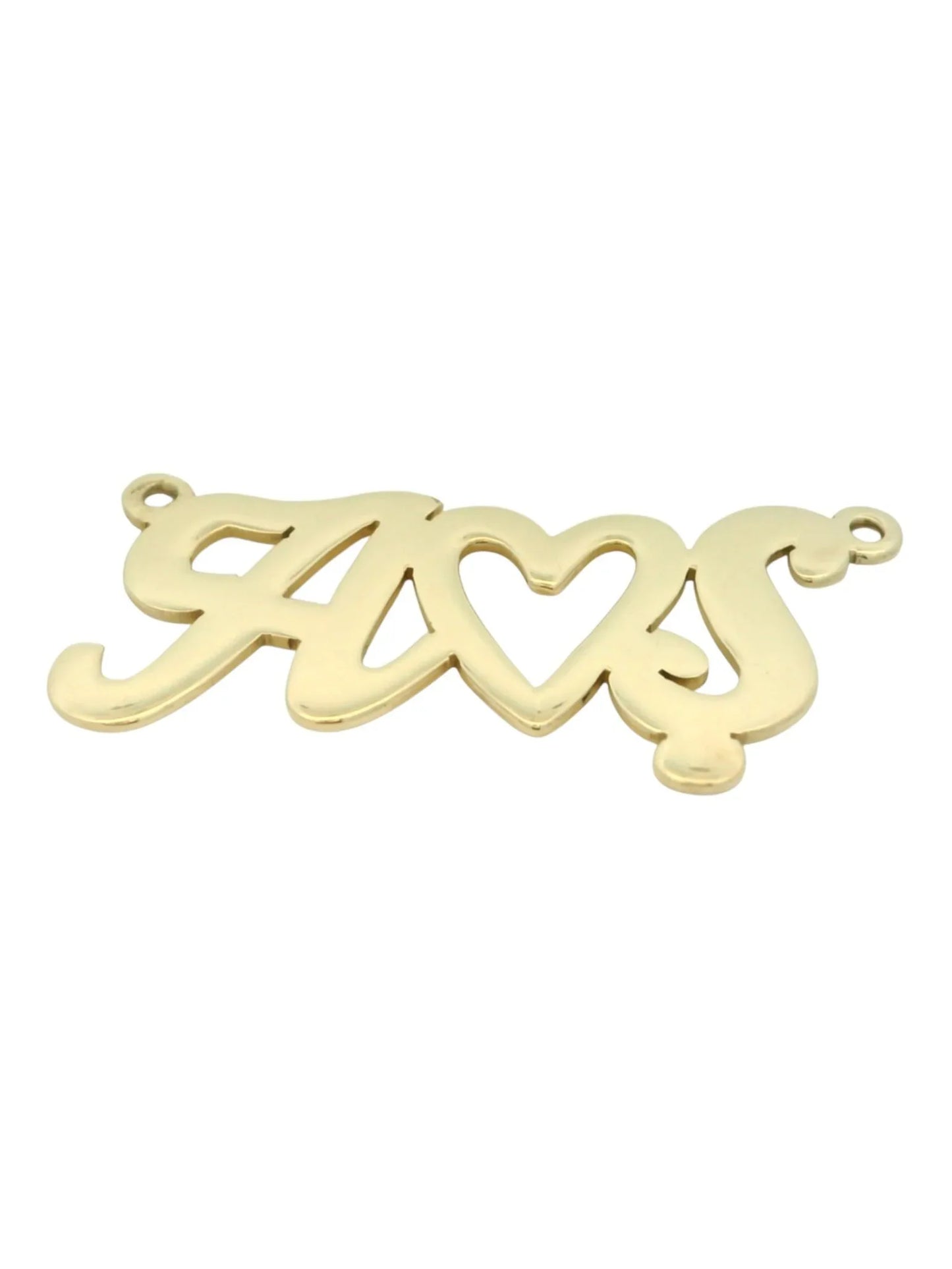 Nume din Aur "A inima S" fara lantisor - Antonia Gold