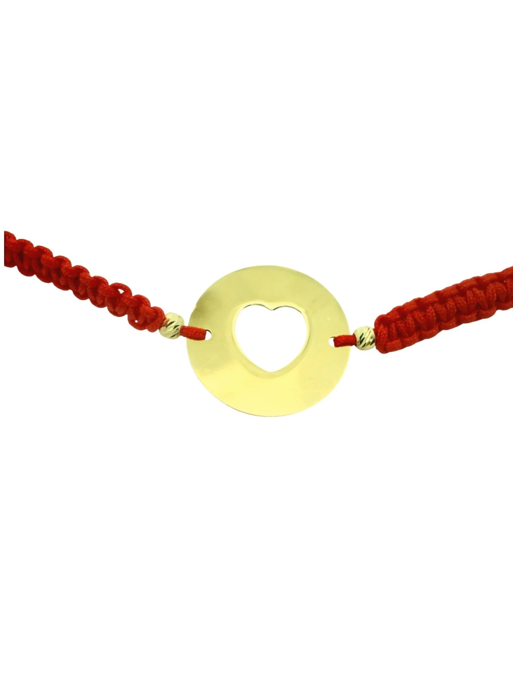 Bratara Snur "Banut cu Inimi si 2 bilute" - Antonia Gold