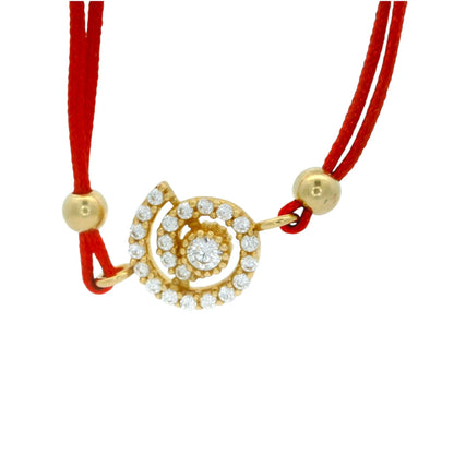 Bratara Snur "Spirala cu pietricele" - Antonia Gold