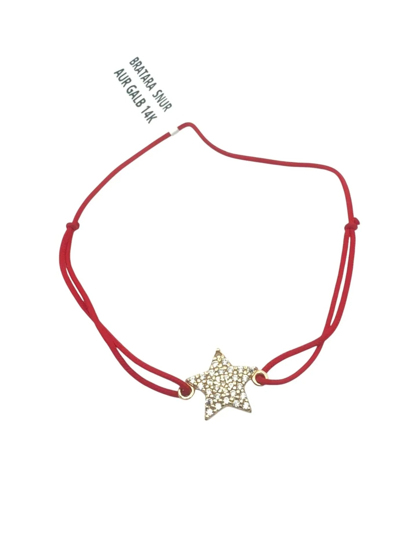 Bratara Snur "Stea cu pietricele" - Antonia Gold