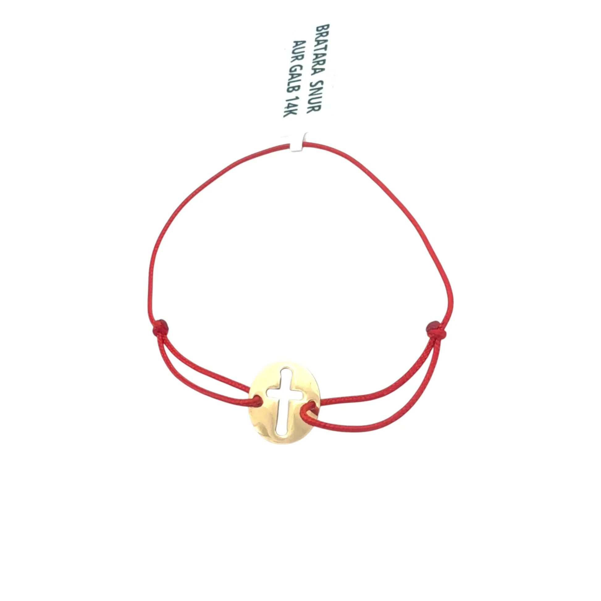 Bratara Snur "Banut si Cruce interioara" - Antonia Gold