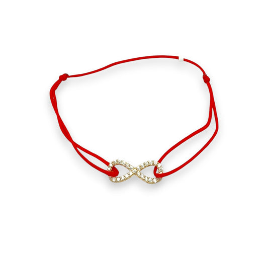 Bratara snur rosu "Infinit" AG0INF076