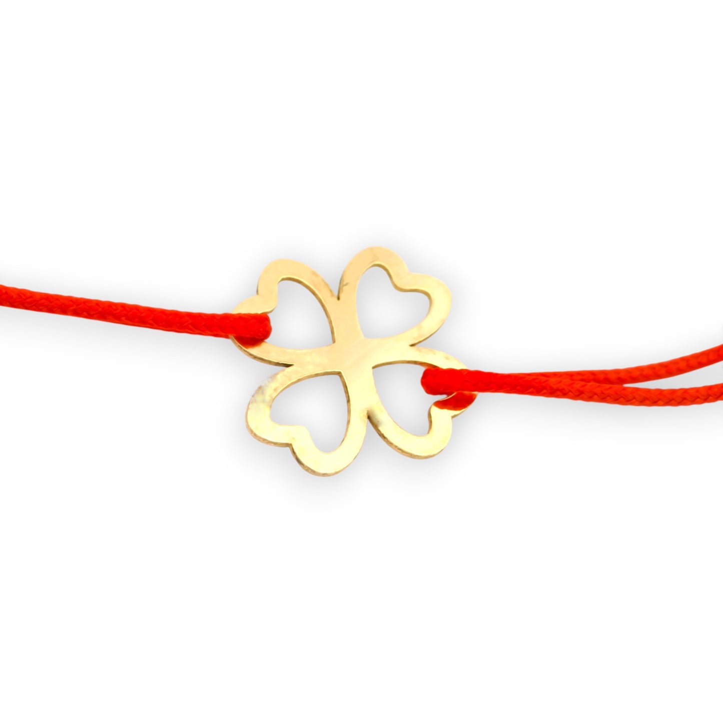 Bratara snur rosu "Pandant cu Trifoi" AG0TRF3