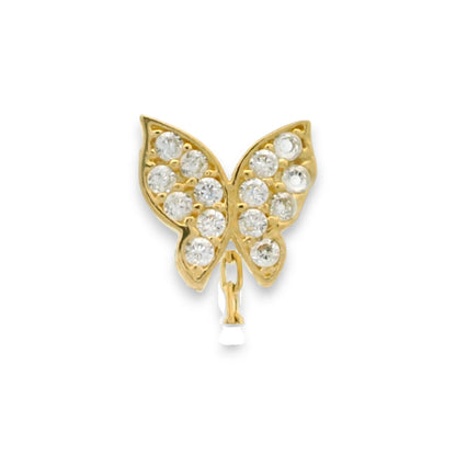 Cercei lantisor "Fluture cu pietre zirconia" AG141Z - Antonia Gold