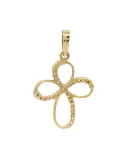 Pandantiv Cruciulita Aur 14K cu pietre AG111