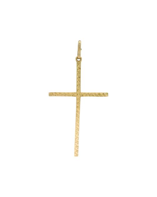 Pandantiv Cruciulita Aur 14K cu pietre Negre AG139PNZ