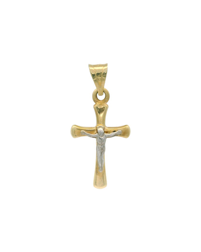 Pandantiv Cruciulita Aur 14K si Iisus AG060