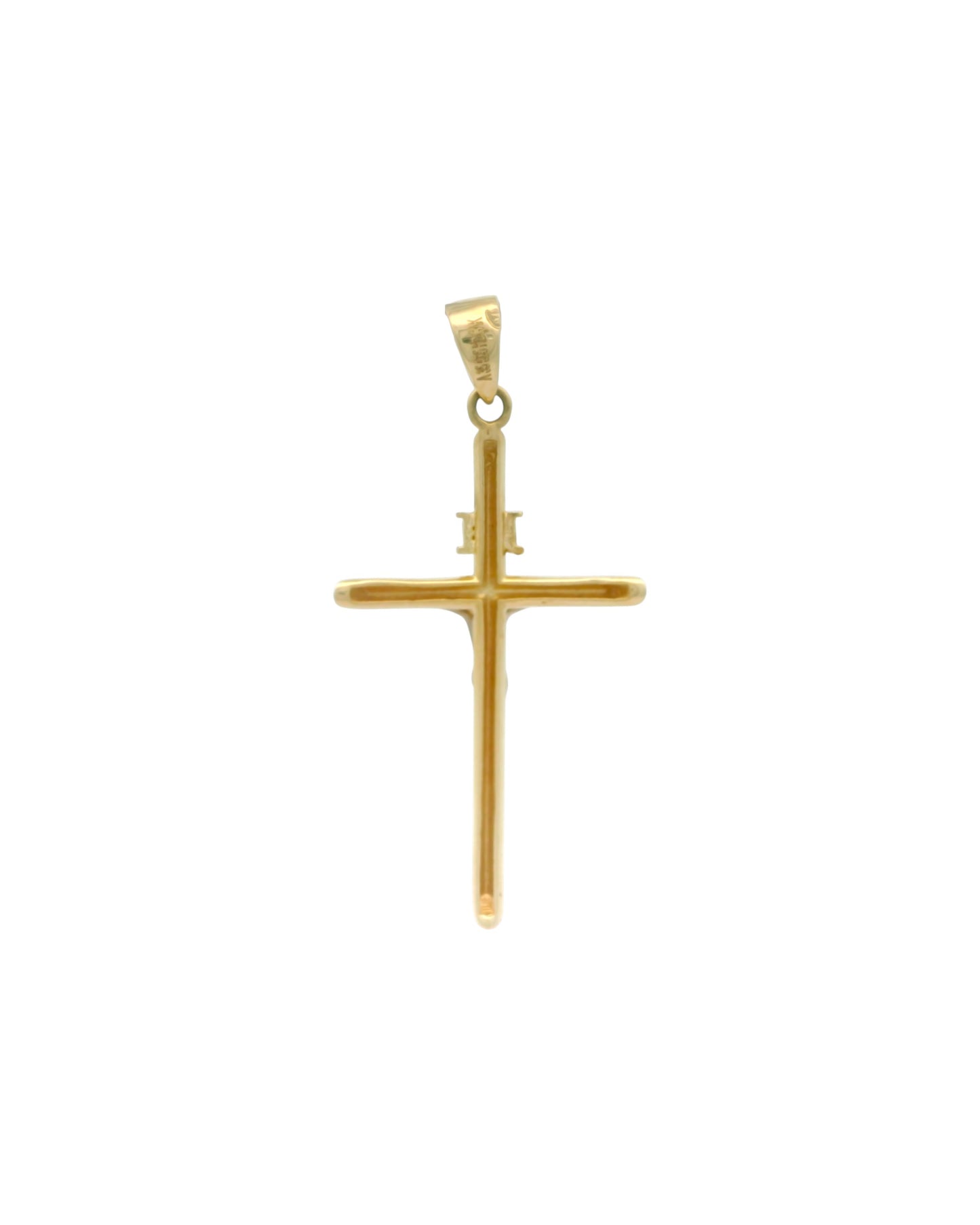 Pandantiv Cruciulita Aur 14K si Iisus AG115