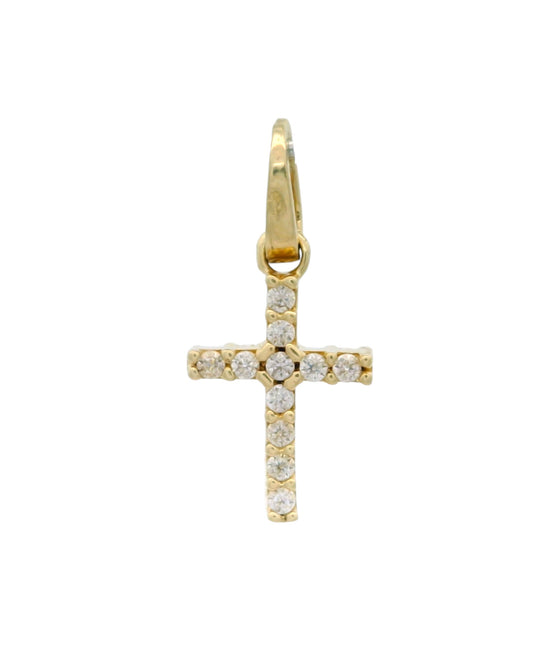 Pandantiv Cruciulita Aur 14K si Iisus AG044