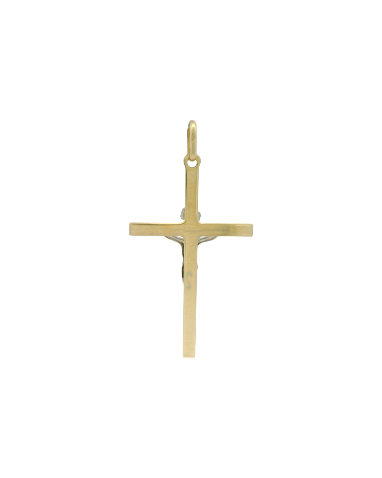 Pandantiv Cruciulita Aur 14K si Iisus AG111