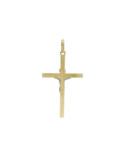 Pandantiv Cruciulita Aur 14K si Iisus AG111