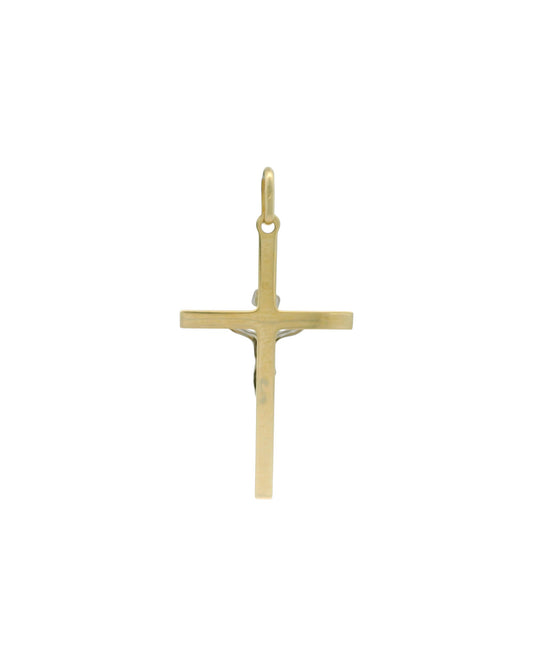 Pandantiv Cruciulita Aur 14K si Iisus AG111