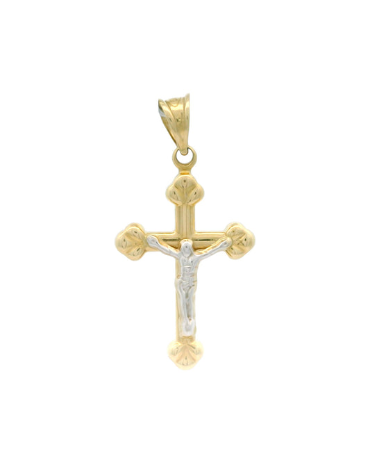 Pandantiv Cruciulita Aur 14K si Iisus AG086