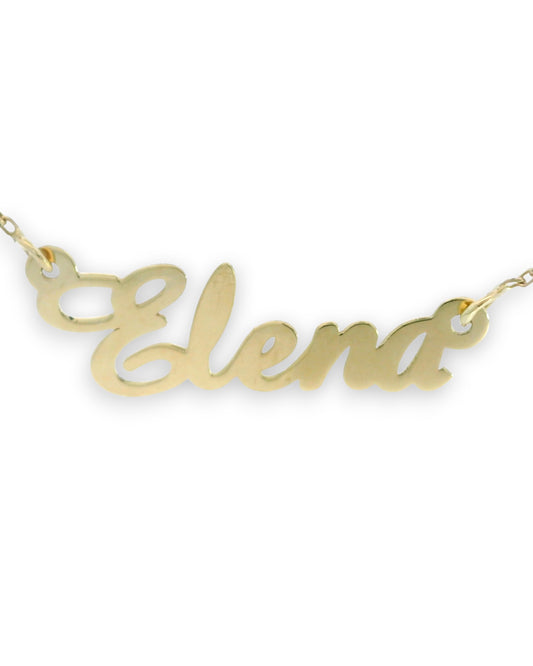 Nume din Aur "ELENA" cu lantisor