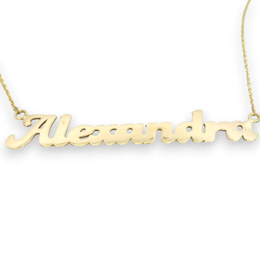 Nume din Aur "ALEXANDRA" cu lantisor