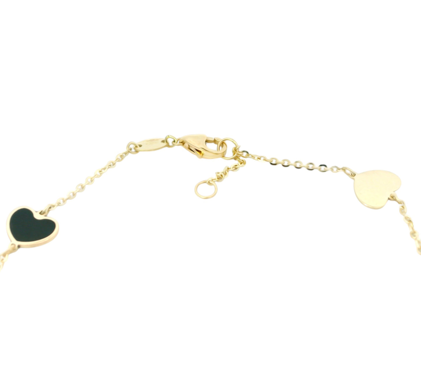 Bratara din Aur cu Inimi Alternante – Design Delicat și Elegant