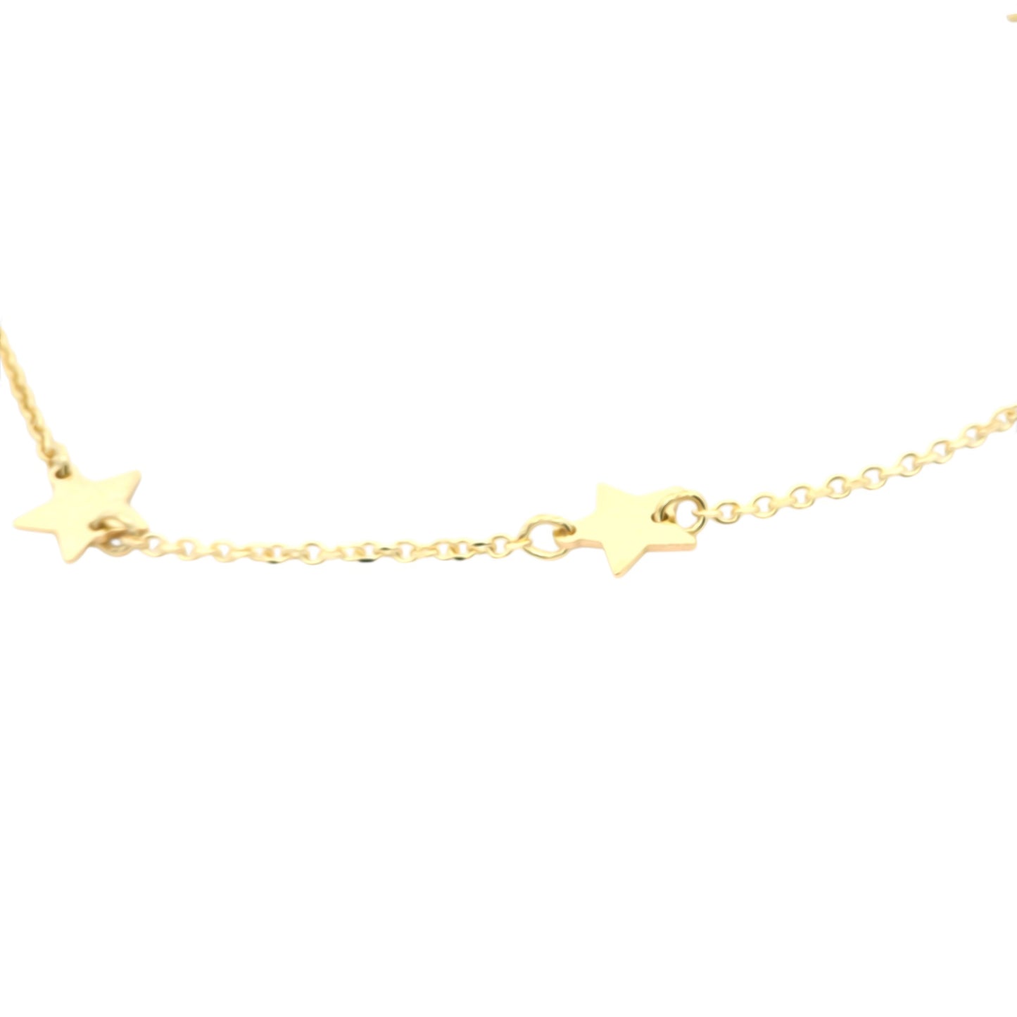 Bratara din aur cu steluțe – design delicat, feminin și elegant