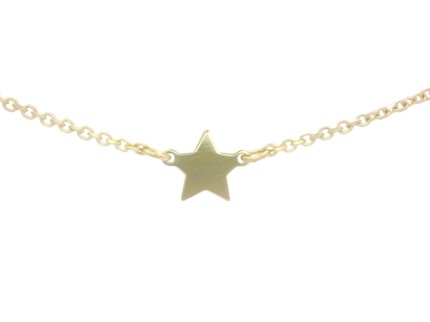 Lantisor aur 14 k cu cruciulite