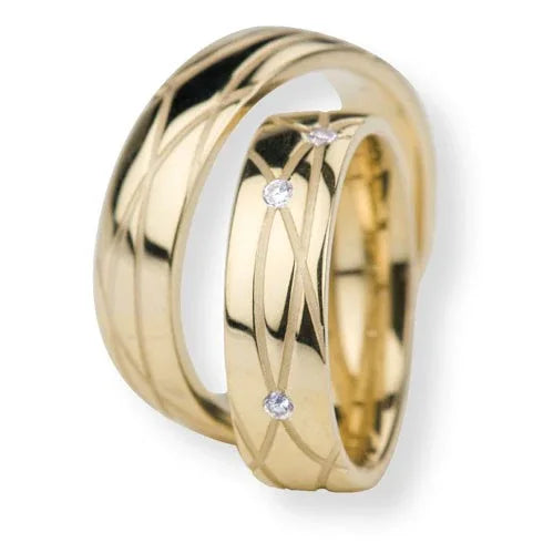 Verigheta V207 - 3 Diamante - Antonia Gold