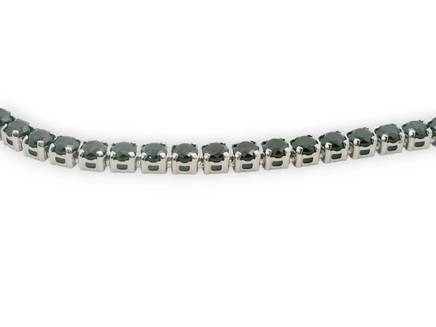 Bratara tennis aur alb - P. Negre - Antonia Gold