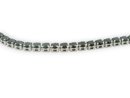 Bratara tennis aur alb - P. Negre - Antonia Gold