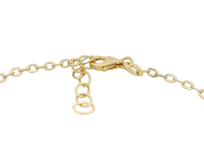 Sistem de închidere tip carabină și lănțișor de extensie reglabil pentru brățara Antonia Gold din aur galben