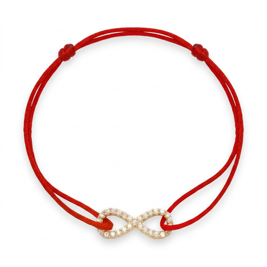 Bratara Aur 14K Snur Infinit Stones