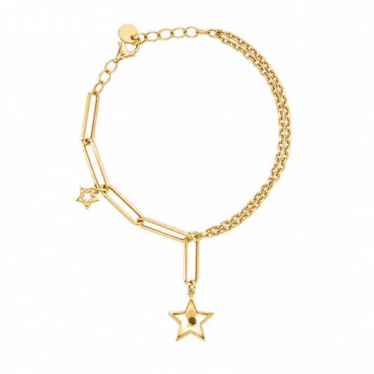 Brățară Aur 14K damă cu stele