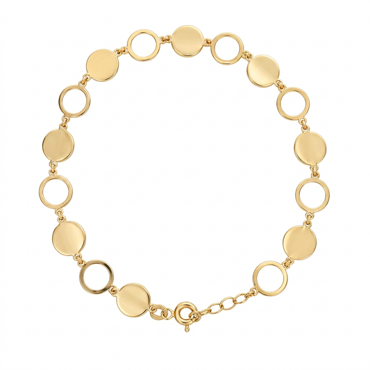Bratara Aur 14K dama Trisar